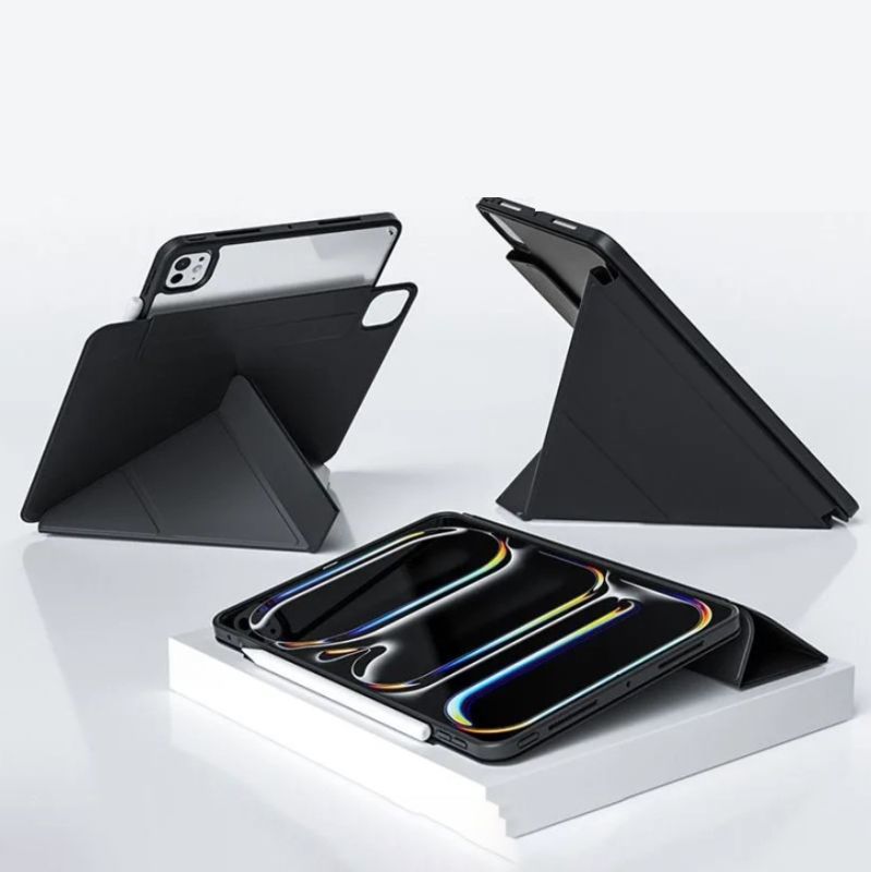 Чехол-книжка BeCover Ultra Slim Origami Flex для Apple iPad Pro 11 M4 (2024) Black (712977)