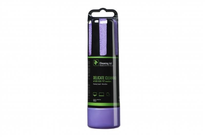 Набір для чищення 2E LED / LCD + серветка 15х15 см Violet (2E-SK150VT)