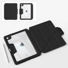 Чохол-книжка BeCover Rugged Origami Transparent з кріпленням Apple Pencil для Apple iPad Air 11" M2/M3 (2024/2025) Black (714968)