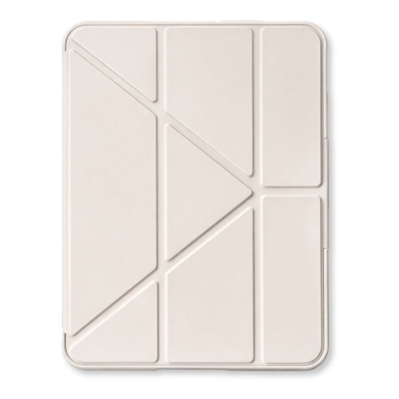 Чохол-книжка BeCover Rugged Origami Transparent з кріпленням Apple Pencil для Apple iPad 10.9" (2022/2024)/iPad (А16) 2025 11" Beige (714970)