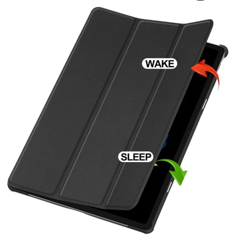 Чохол-книжка BeCover Smart Case для Lenovo Idea Tab Plus 12.1" Black (715078)