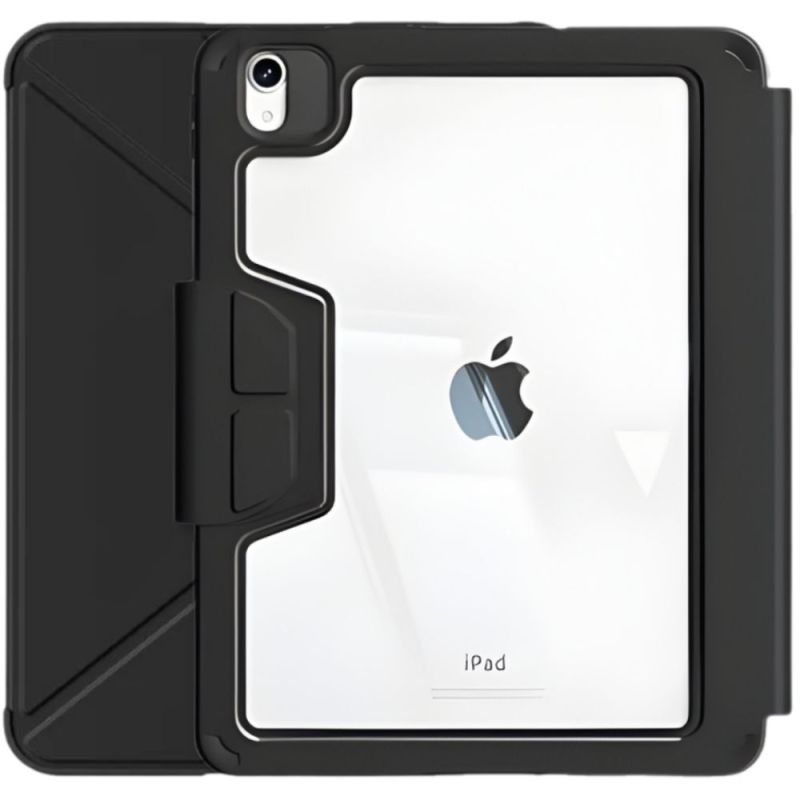 Чехол-книжка BeCover Rugged Origami Transparent с креплением Apple Pencil для Apple iPad Air 11" M4 2026 Black (715176)