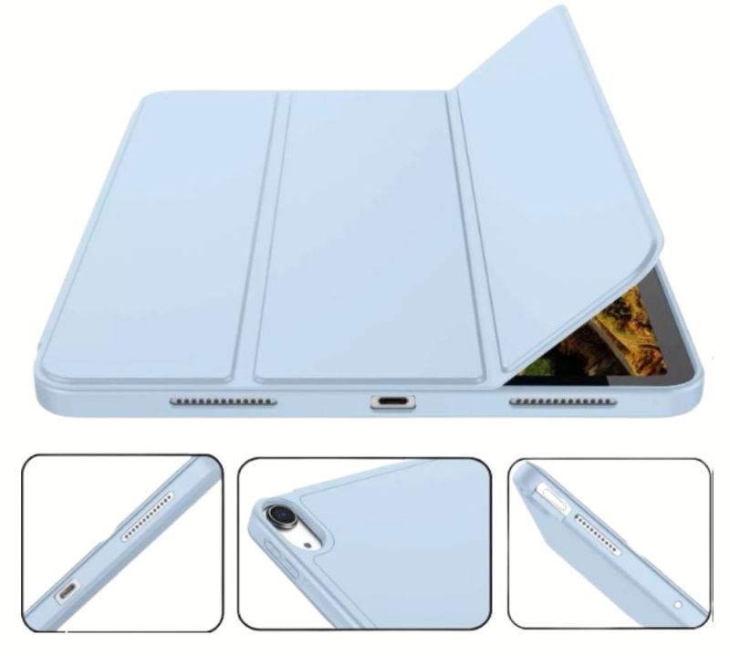 Чохол BeCover Tri Fold Soft TPU з кріпленням Apple Pencil для Apple iPad Air 11" M4 2026 Light Blue (715232)