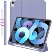 Чохол BeCover Tri Fold Soft TPU з кріпленням Apple Pencil для Apple iPad Air 11" M4 2026 Purple (715233)
