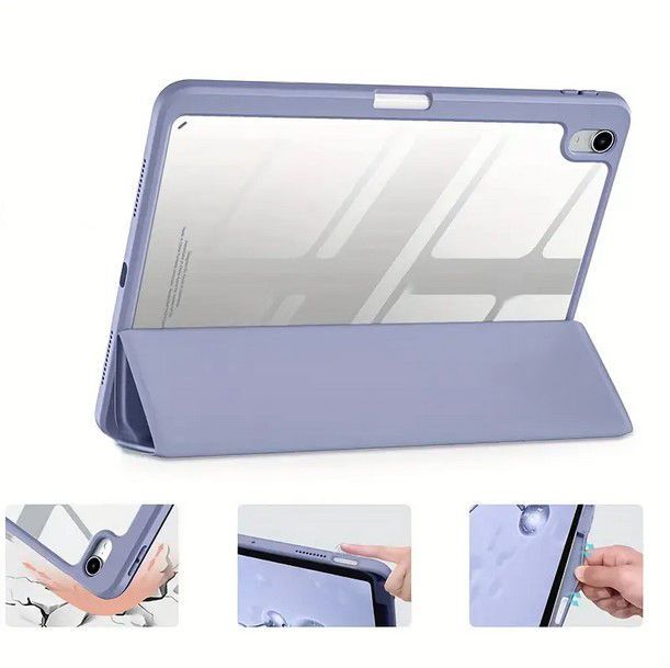Чохол-книжка BeCover Soft Edge TPU з кріпленням Apple Pencil для Apple iPad Air 11" M4 2026 Purple (715260)