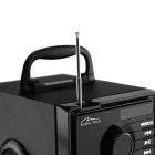 Акустична система 1.0 Media-Tech 15W, Bluetooth/FM/AUX/SD/USB/пульт/BOOMBOX, срібна мембрана, чорна (MT3179)