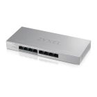 Коммутатор ZYXEL GS1200-8HP v2 (4xGE, 4xGE PoE, PoE 60W, металл, настольный, бесшумный, WebSmart) (GS1200-8HPV2-EU0101F)