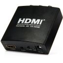 Конвертер PowerPlant HDCAV01 AV (3xRCA) - HDMI, черный (CA911479)