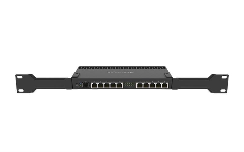 Маршрутизатор MikroTik (4x1.4 GHz/1Gb, 10x1GE, 1xSFP+) (RB4011iGS+RM)