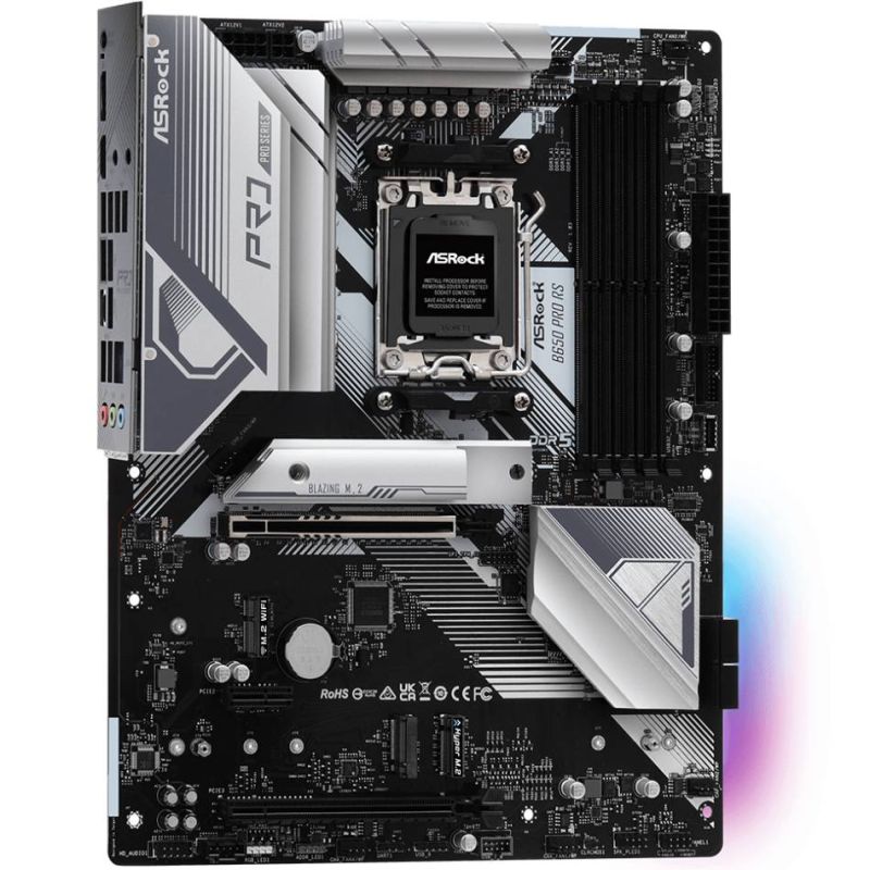 ASRock B650 PRO RS (AM5/B650, 4*DDR5, 3xPCIex16, HDMI/DP, 4xSATA,3xM.2, 2.5GLan, 7.1ch, ATX) (B650 PRO RS)