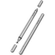 Стилус - ручка для ємнісних екранів 2-в-1 Stylus Pen Gray Aluminum Alloy Type Vention (KQMH0)