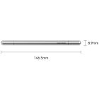 Стилус - ручка для ємнісних екранів 2-в-1 Stylus Pen Gray Aluminum Alloy Type Vention (KQMH0)