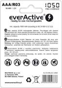 Акумулятор everActive AAA/HR03 Ni-MH 1050mAh BL 4шт (EVHRL03-1050)
