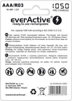 Акумулятор everActive AAA/HR03 Ni-MH 1050mAh BL 4шт (EVHRL03-1050)