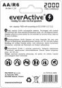 Акумулятор everActive AA/HR06 Ni-MH 2000mAh BL 4шт (EVHRL6-2000)