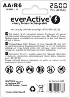 Акумулятор everActive AA/HR06 Ni-MH 2600mAh BL 4шт (EVHRL6-2600)
