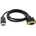 Кабель PowerPlant DisplayPort - VGA (M/M), 1 м (CA911882)