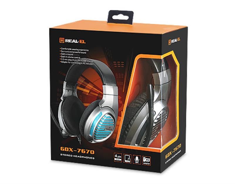 Гарнітура REAL-EL GDX-7670 GunMetal (EL124100040)