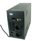 ИБП EnerGenie 1200VA, Line Int., AVR, 3xIEC+2xSchuko, USB, LCD, RJ11, металл (EG-UPS-033)