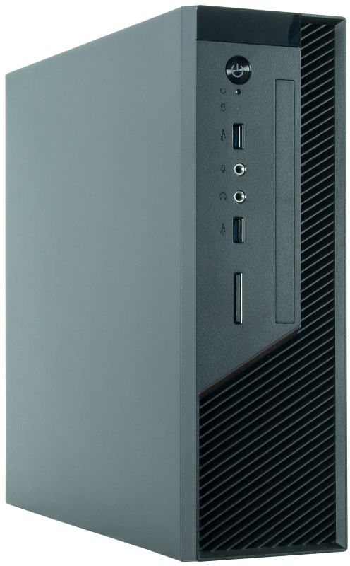 Корпус Chieftec UNI BU-12B miniITX, БЖ 300W, SLIM FF (BU-12B-300)