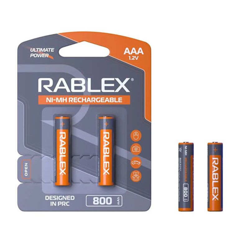 Акумулятор Rablex AAA (R03) 800mAh 2 шт. (75419)