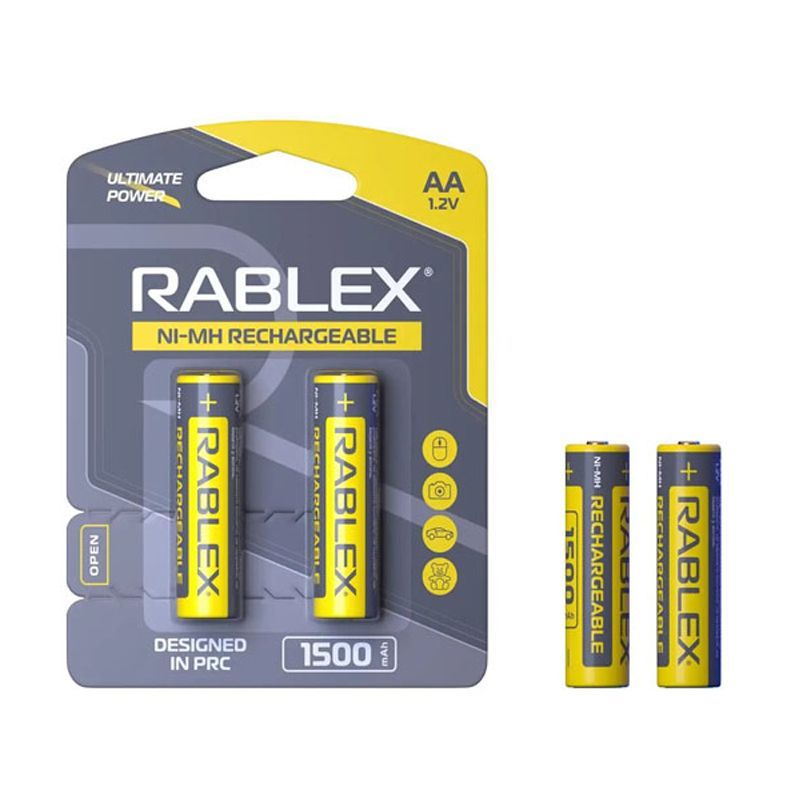 Акумулятор Rablex AA (R6) 1500mAh 2 шт. (75425)