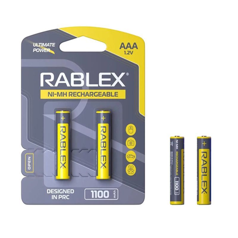 Акумулятор Rablex AAA (R03) 1100mAh 2 шт. (75430)