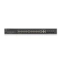 Комутатор ZYXEL GS1920-24V2 (24xGE, 4xGE/SFP, Smart,NebulaFlex) (GS1920-24V2-EU0101F)