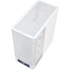 Корпус Modecom VOLCANO AQ500 ARGB MIDI FRONT LCD 6,2”, 4x120mm fans WHITE без БЖ ATX (MC-A-AQ500-4FA-W)