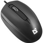Мишка Defender Alpha MB-507, 3кн.,1000dpi, безшумна чорна (52507)