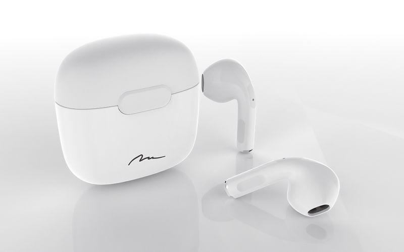 Навушники TWS Media-Tech R-PHONES, BT 5.3, White (MT3608W)