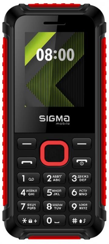 Мобильный телефон Sigma mobile X-style 18 Track Dual Sim Black/Red (X-style 18 Track Black/Red)