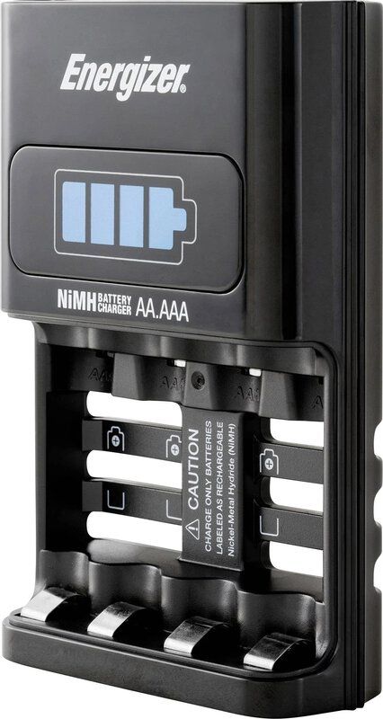 Зарядное устройство Energizer Accu Recharge 1 HOUR AA/AAA Ni-Mh/Ni-Cd AA/HR06 2300mA BL 4шт (7638900421248)