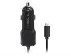 Автомобільний зарядний пристрій REAL-EL CA-17 (2USB, 2.1A) Black + кабель Lightning (EL123160010)