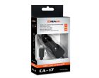 Автомобільний зарядний пристрій REAL-EL CA-17 (2USB, 2.1A) Black + кабель Lightning (EL123160010)
