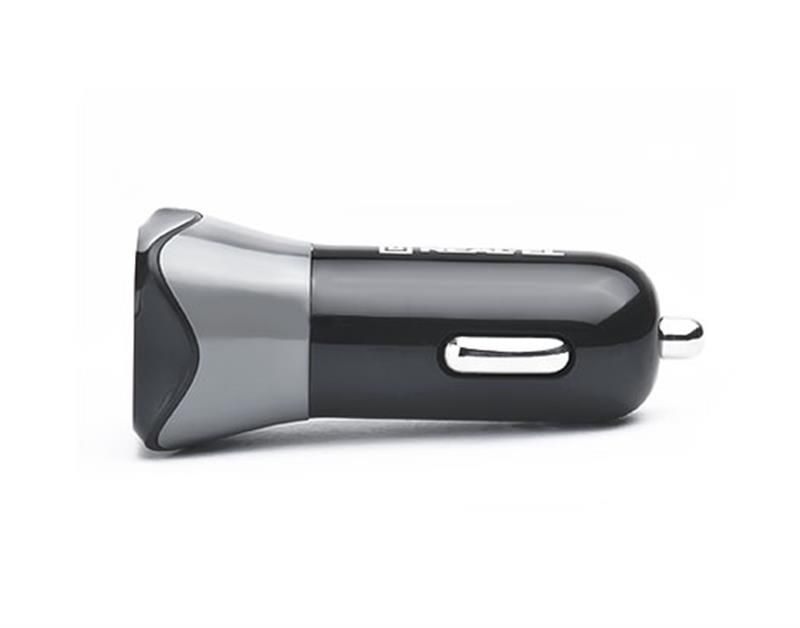 Автомобільний зарядний пристрій REAL-EL CA-30 QC3.0 (1USBx3A) Black/Grey (EL123160011)