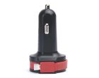 Автомобільний зарядний пристрій REAL-EL CA-35 (3USBx3.4A) Black/Orange + кабель microUSB (EL123160012)
