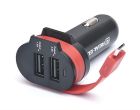 Автомобильное зарядное устройство REAL-EL CA-35 (3USBx3.4A) Black/Orange + кабель microUSB (EL123160012)