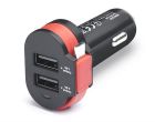 Автомобильное зарядное устройство REAL-EL CA-35 (3USBx3.4A) Black/Orange + кабель microUSB (EL123160012)