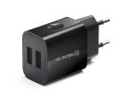 Сетевое зарядное устройство REAL-EL CH-210 (2USB, 2.1A) Black (EL123160014)