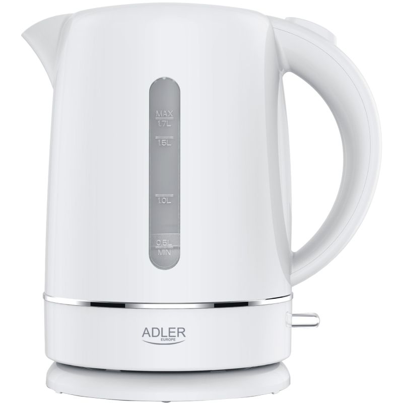 Електрочайник Adler AD 1385 white 2200Вт/ 1.7л/ пластик/ автовимкнення/ білий (AD1385W)