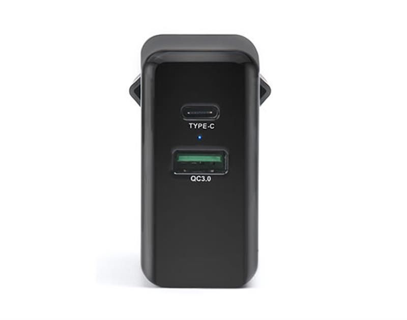 Сетевое зарядное устройство REAL-EL CH-350 QC3.0 (2USB, 3A) Black (EL123160017)