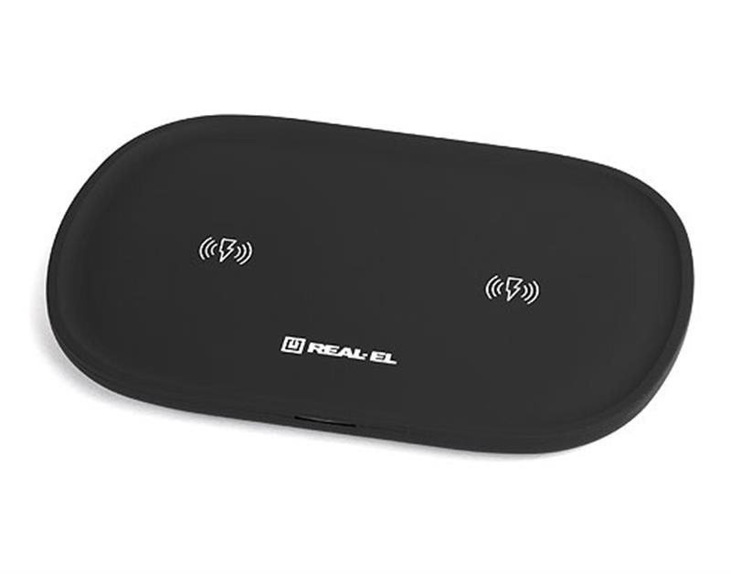 Беспроводное зарядное устройство REAL-EL WL-780 3A 20W Black (EL123160020)