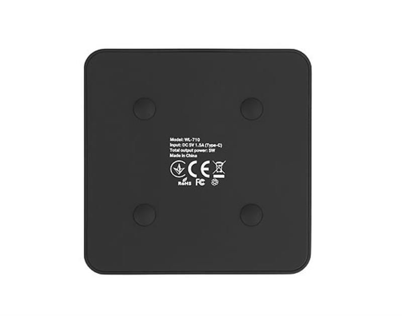 Беспроводное зарядное устройство REAL-EL WL-710 1.5A 5W Black (EL123160018)