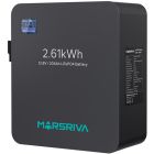Акумуляторна батарея Marsriva LiFePO4, 12.8V/204Ah, 2.61kWh, настінне кріплення (MR-LFP12-200-WMD)