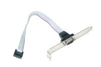 Планка Cablexpert COM-port DB9 полнопрофильная, 0.25 м (CCDB9RECEPTACLE)