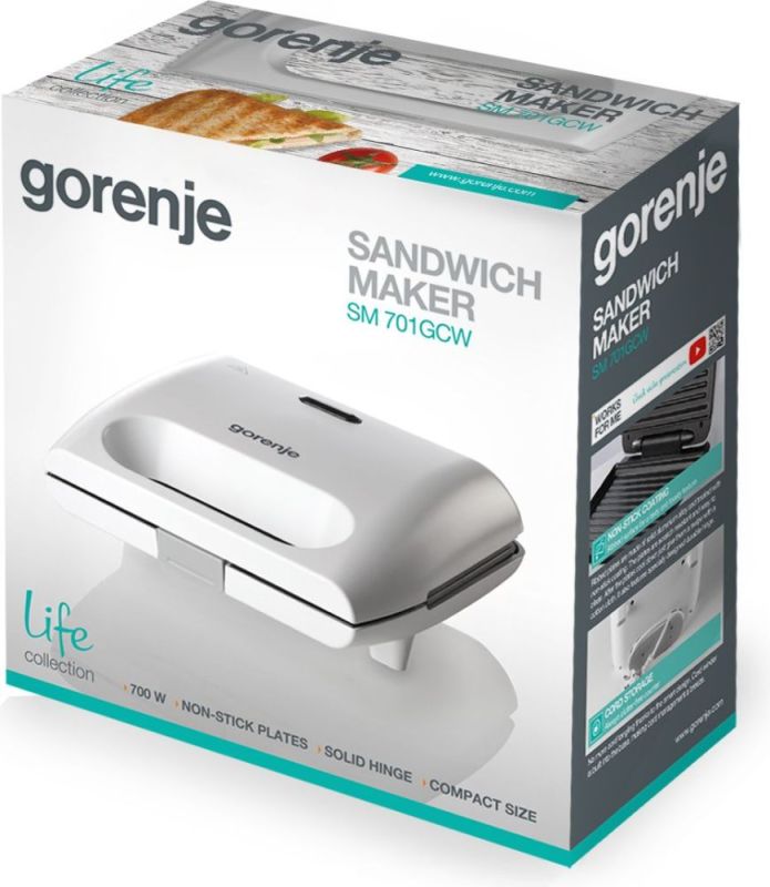 Бутербродниця Gorenje (SM701GCW)