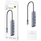 Док станція USB3.0 Type-C --> HDMI 4К30Hz,Type-C PD 100Вт,1хUSB-A 3.0 5 Гбіт/с,2хпередачі даних USB- (UH405)