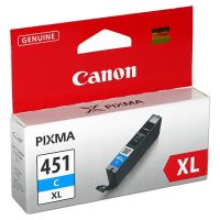 Картридж CANON (CLI-451XL) iP7240/MG5240/MG5540/MG6340/MG6440/MG7140/MX924 Cyan (6473B001)