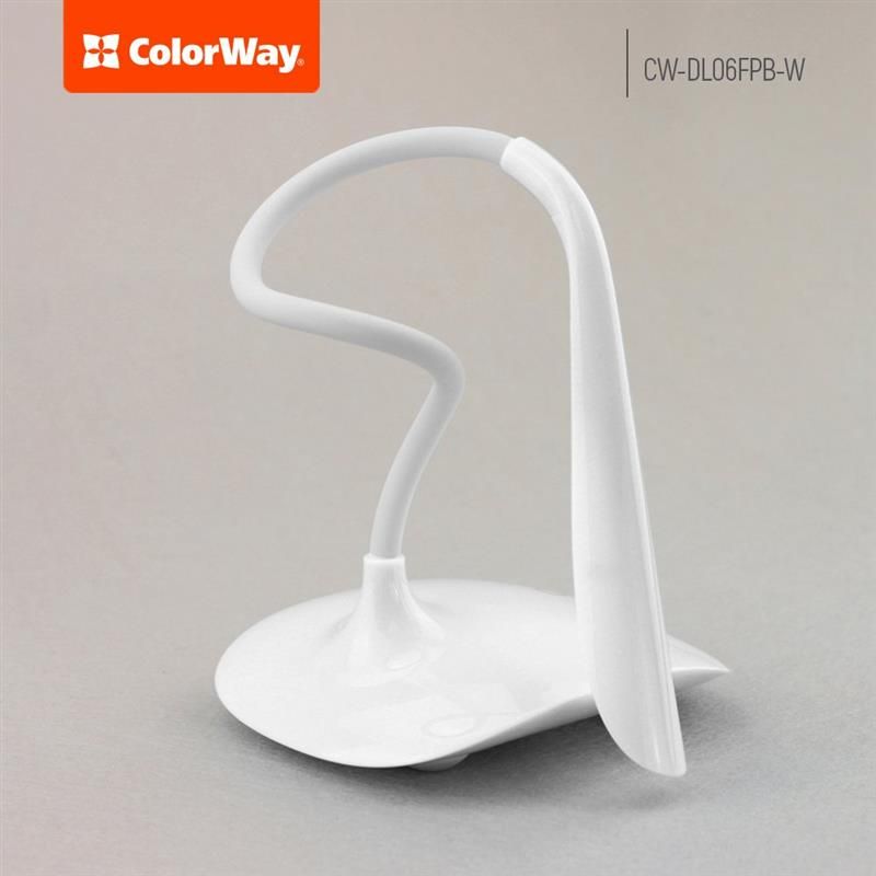 Настільна лампа LED ColorWay White (CW-DL06FPB-W)